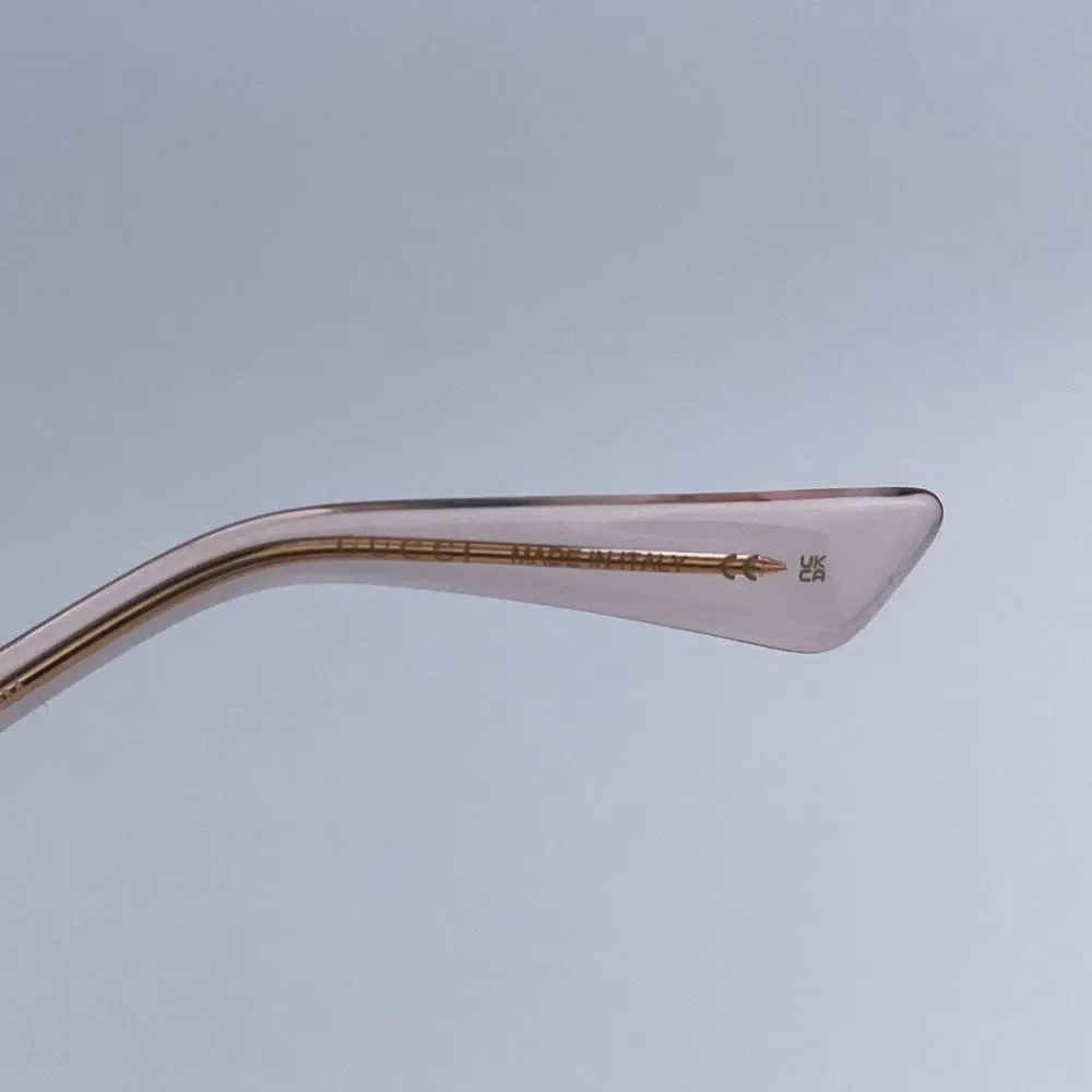 Gucci GG0184O 013 BRAND NEW Eyeglasses Transparent Pink Square Unisex